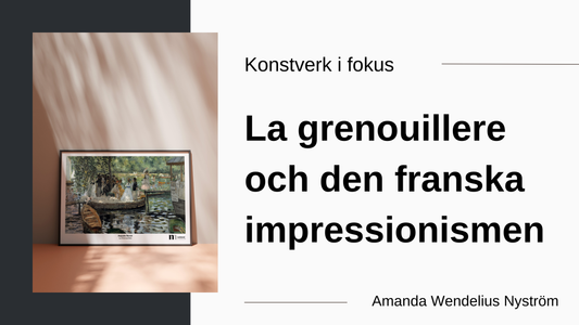 La Grenouillère och den franska impressionismen av Amanda Wendelius Nyström, Nationalmuseum