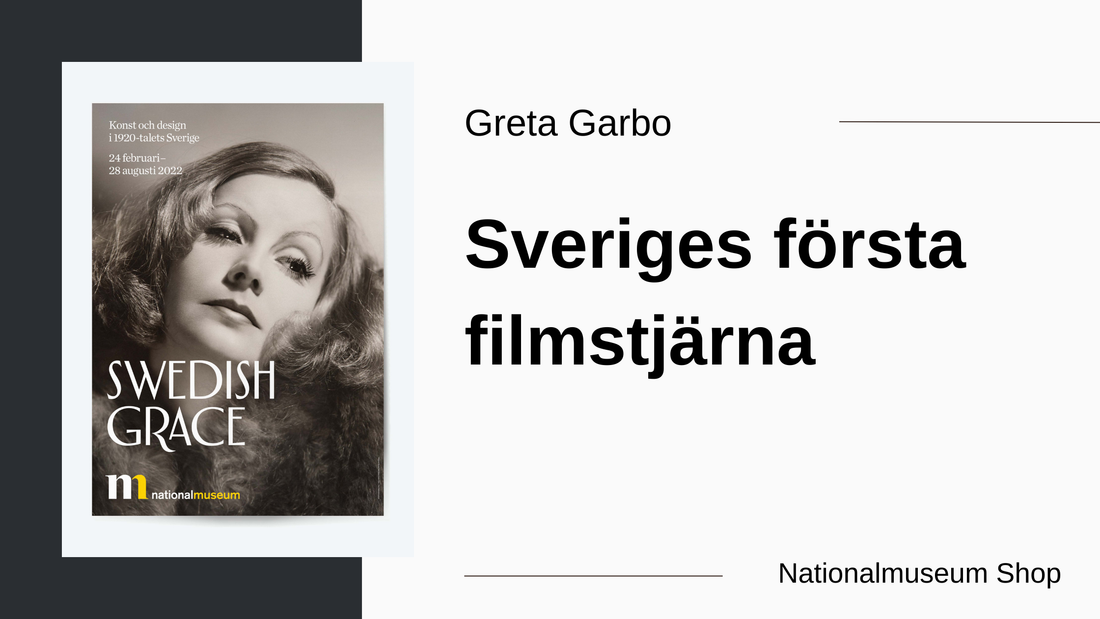 Greta Garbo-sveriges första filmstjärna, nationalmuseum shop