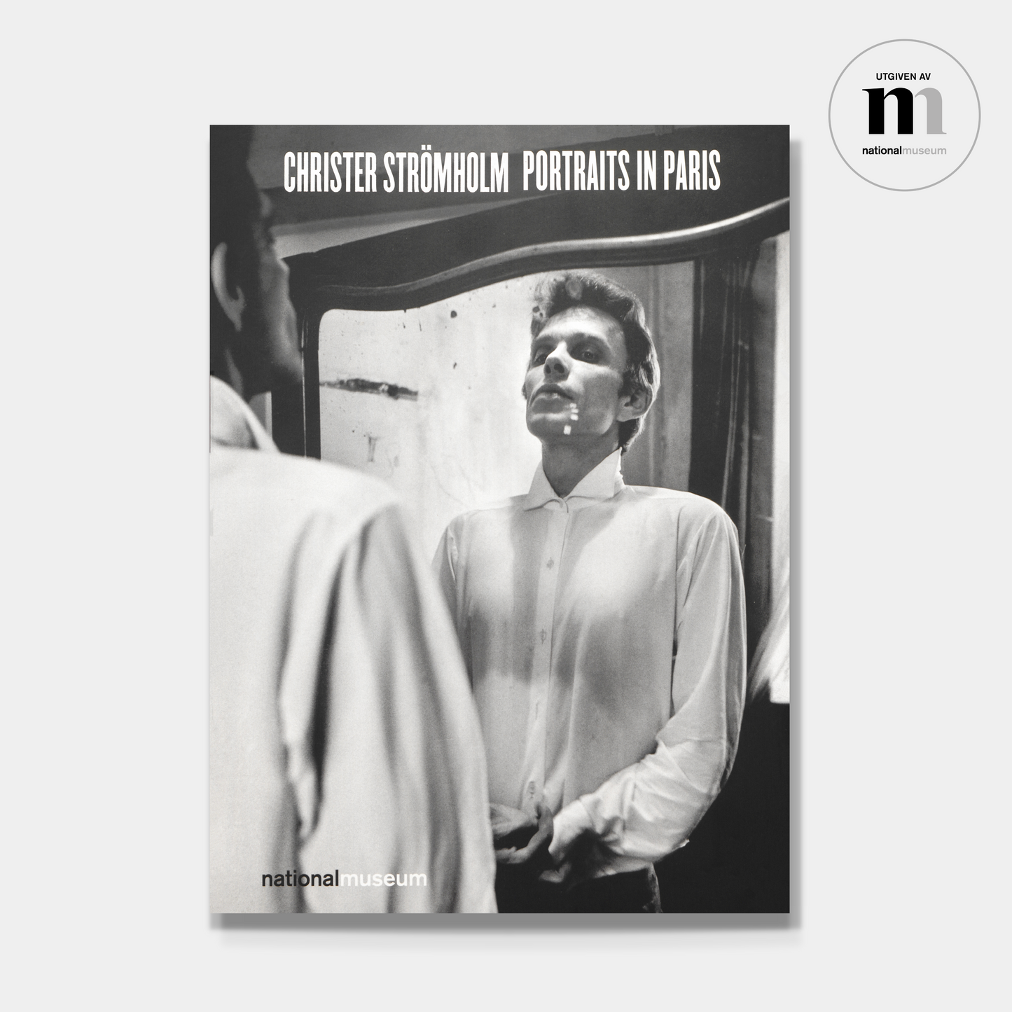 Omslag till fotoboken porträtt i paris på engelska, utgiven av Nationalmuseum