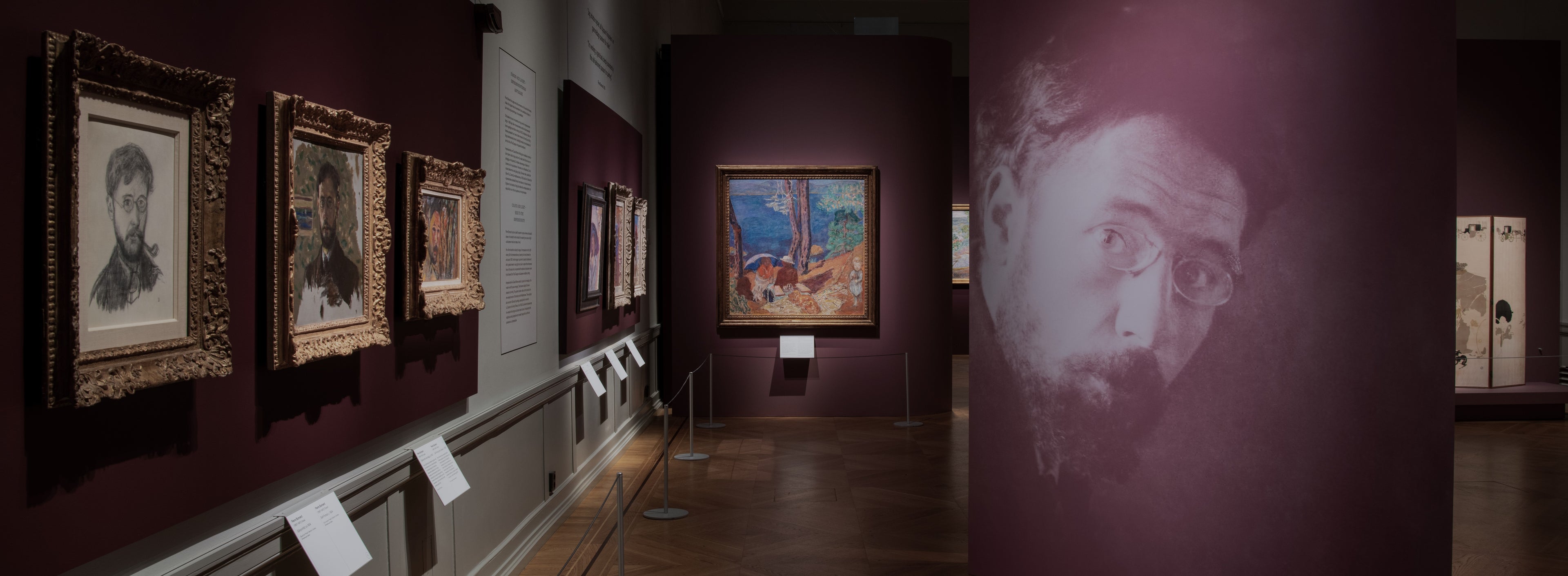 Fotografi från utställningen Bonnard & Norden på Nationalmuseum