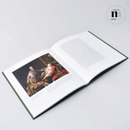 öppen bok om Roslin från Nationalmuseum