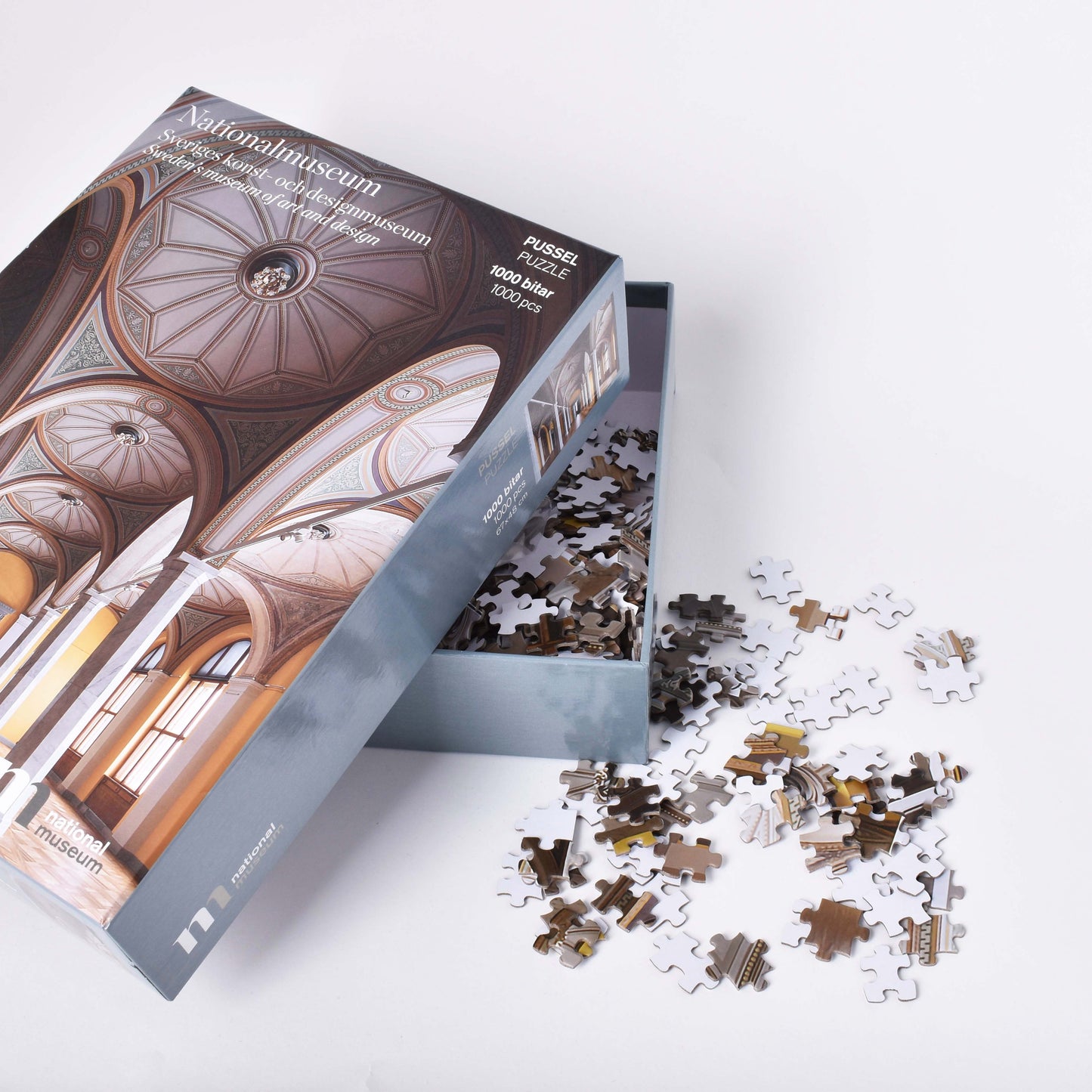 Pussel med motiv av Nationalmuseum interiör