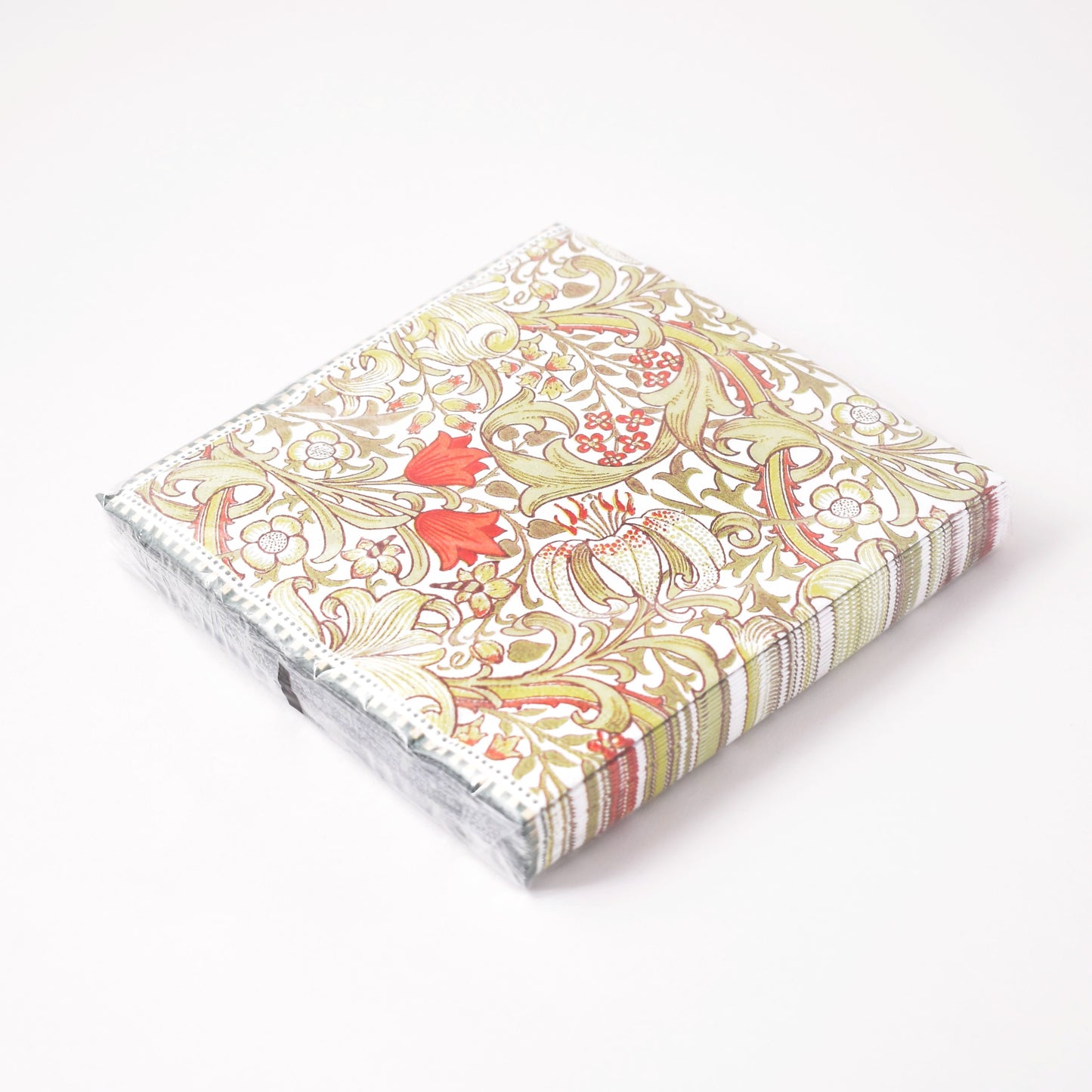 servetter i papper med motiv av william morris