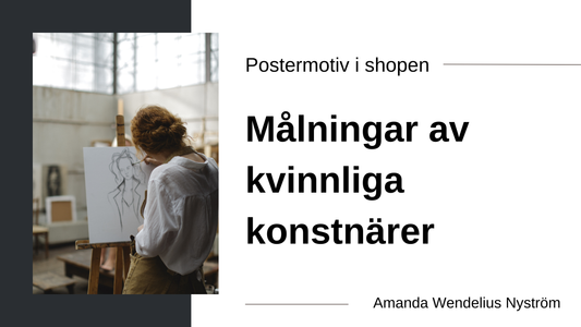 Målningar av kvinnliga konstnärer av Amanda Wendelius Nyström, Nationalmuseum