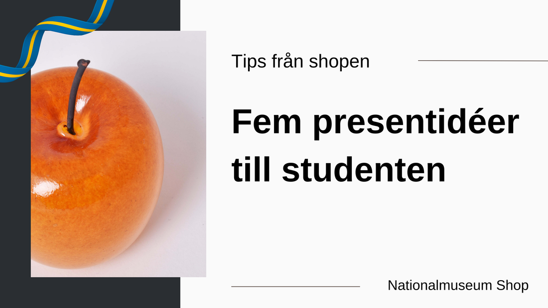 5 presentidéer till studenten, Nationalmuseum shop