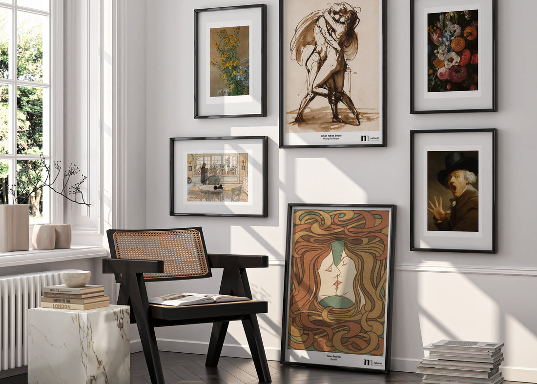 Tips från NAtionalmuseum-så ramar edu in posters, guide till rätt ram och passepartout