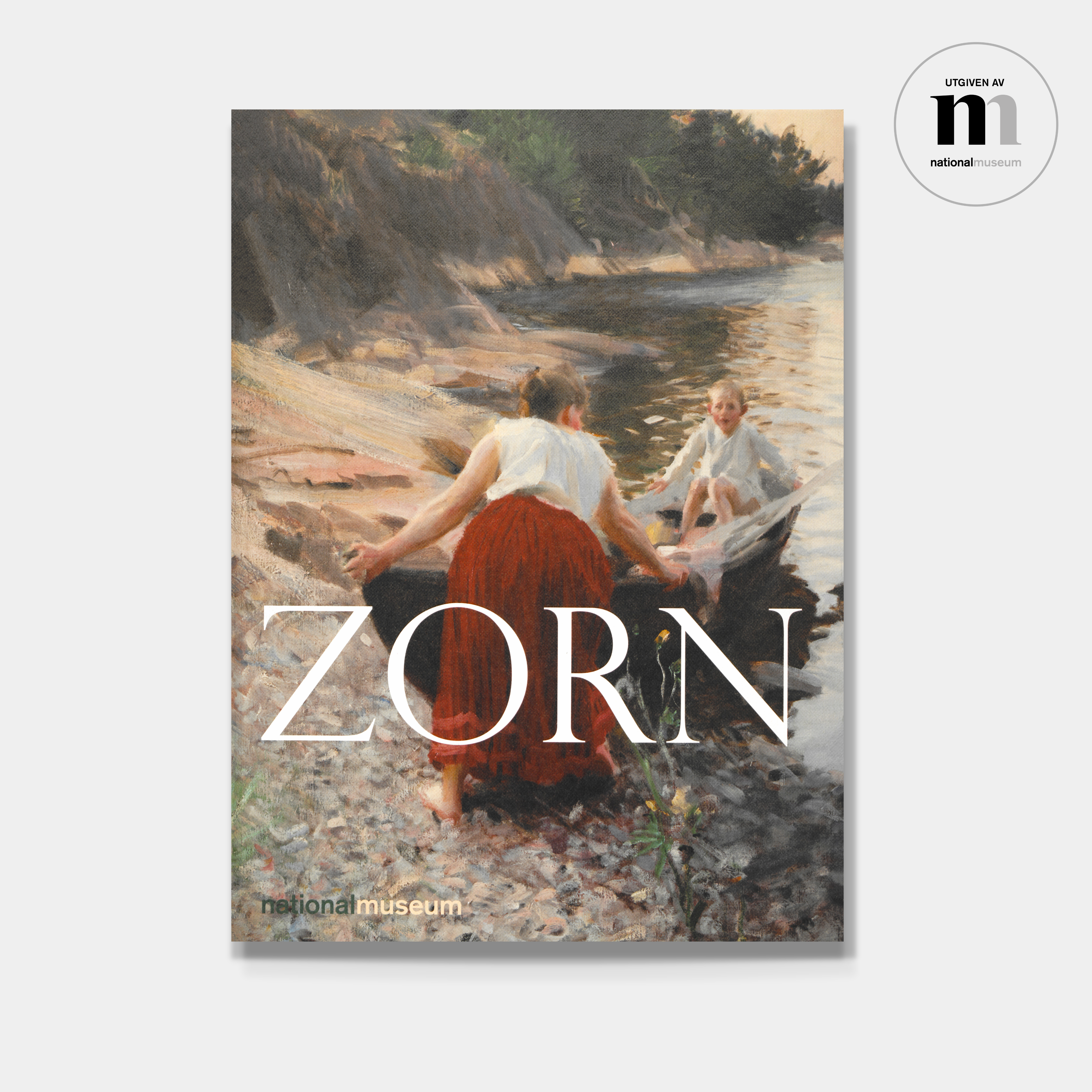 Omslag till konstboken Zorn utgiven av Nationalmuseum