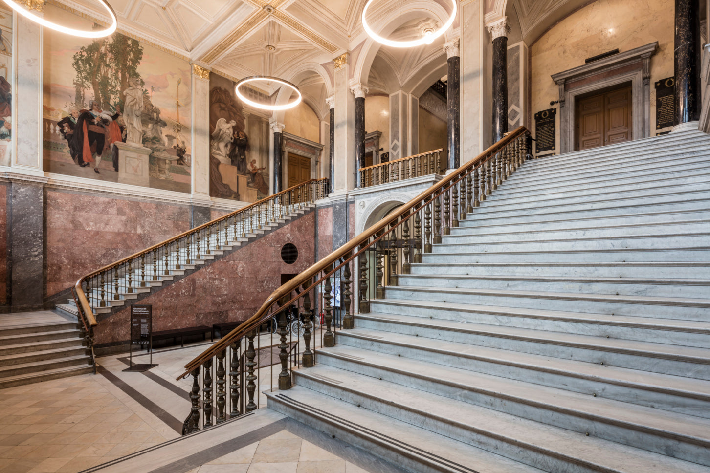 Trapphallen på Nationalmuseum i Stockholm