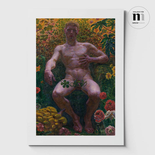 Poster med Adam i Paradiset från Nationalmuseum