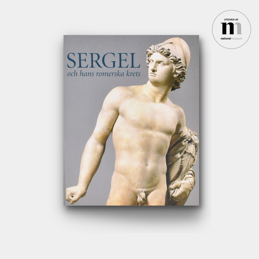 omslag till konstbok om Sergel utgiven av Nationalmuseum