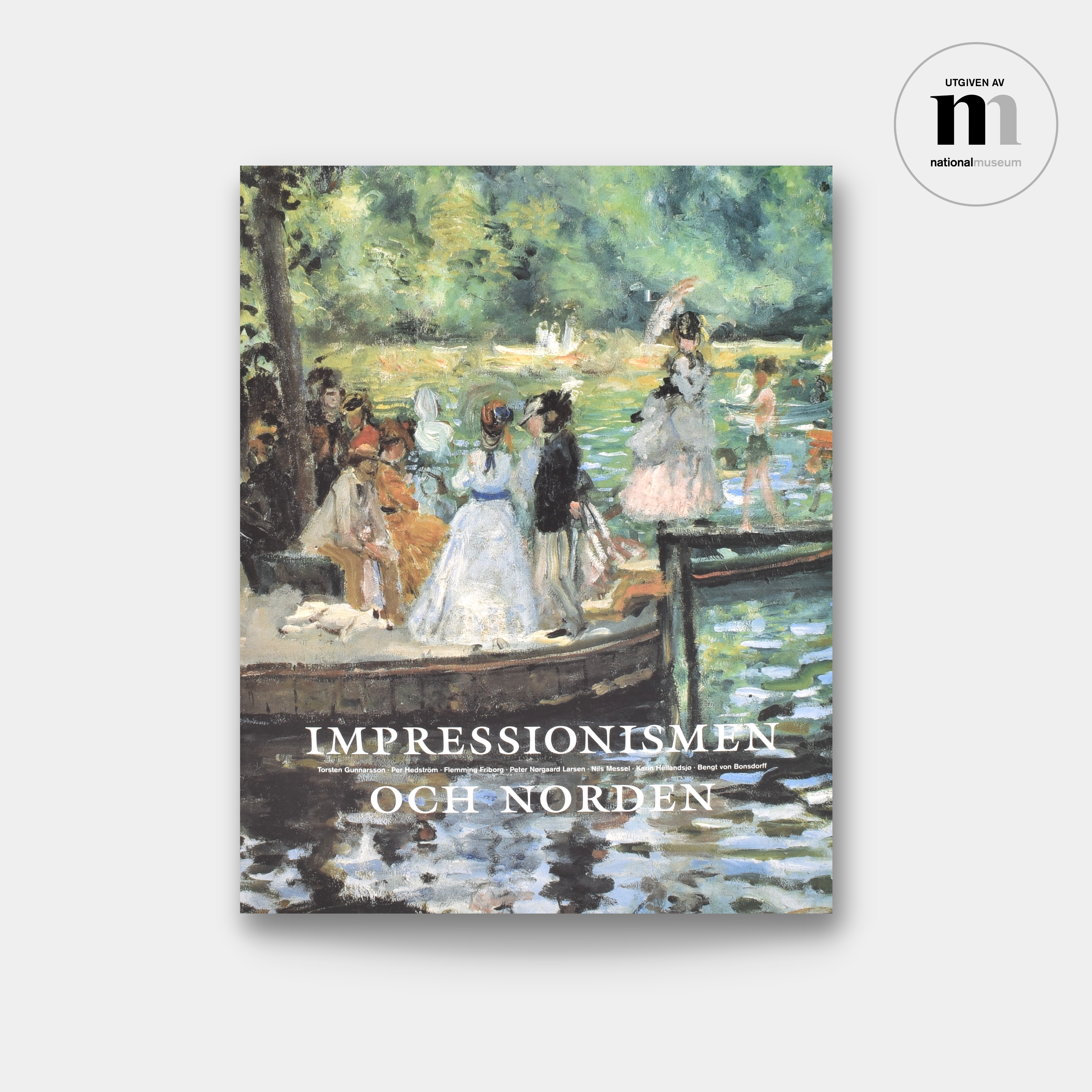 Omslag till konstboken impressionismen i Norden utgiven av Nationalmuseum