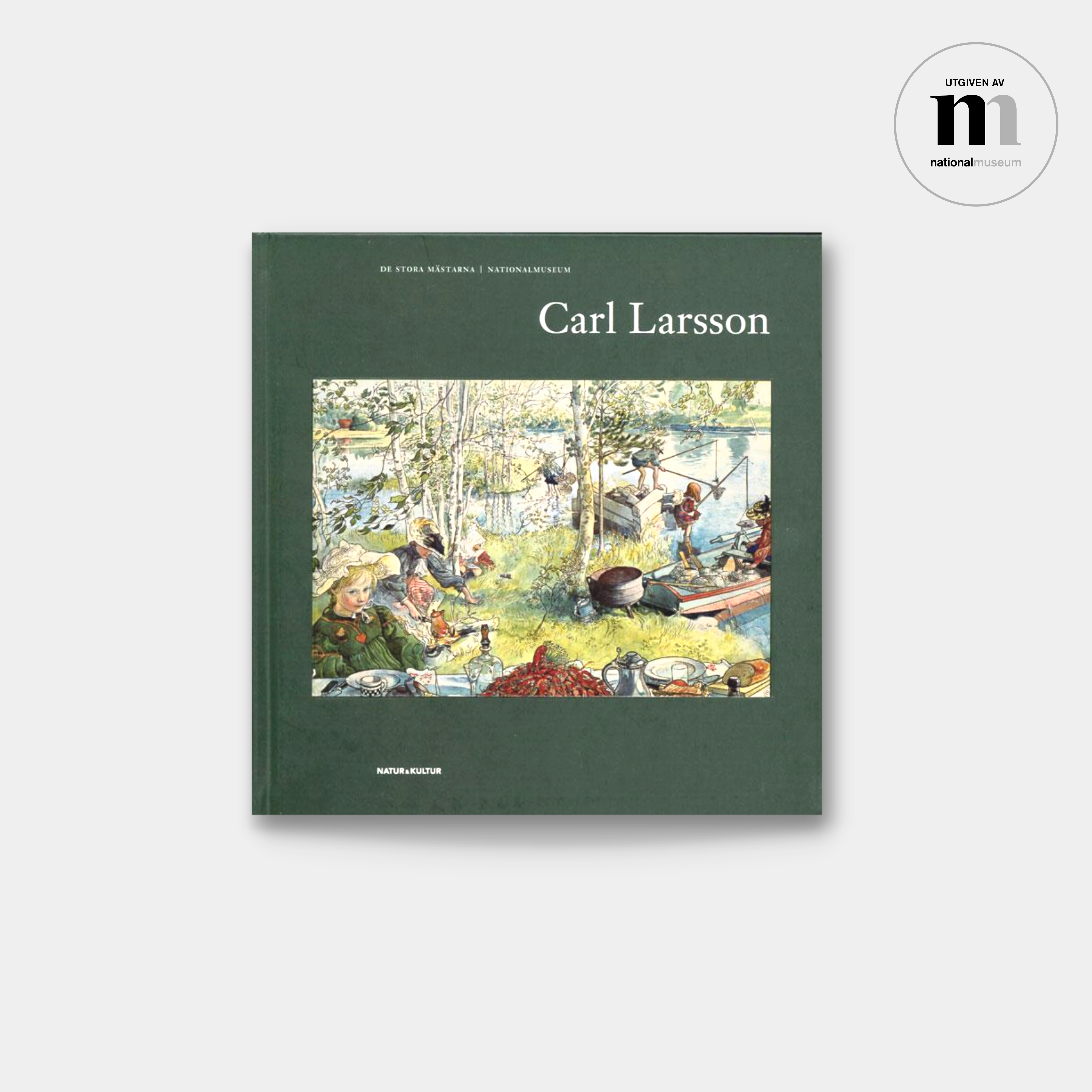 omslag till konstbok om Carl Larsson utgiven av Nationalmuseum