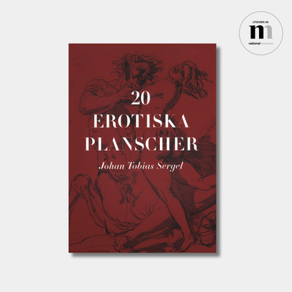 bok med 20 planscher med erotiska teckningar av konstnären Johan Tobias Sergel utgiven av Nationalmuseum