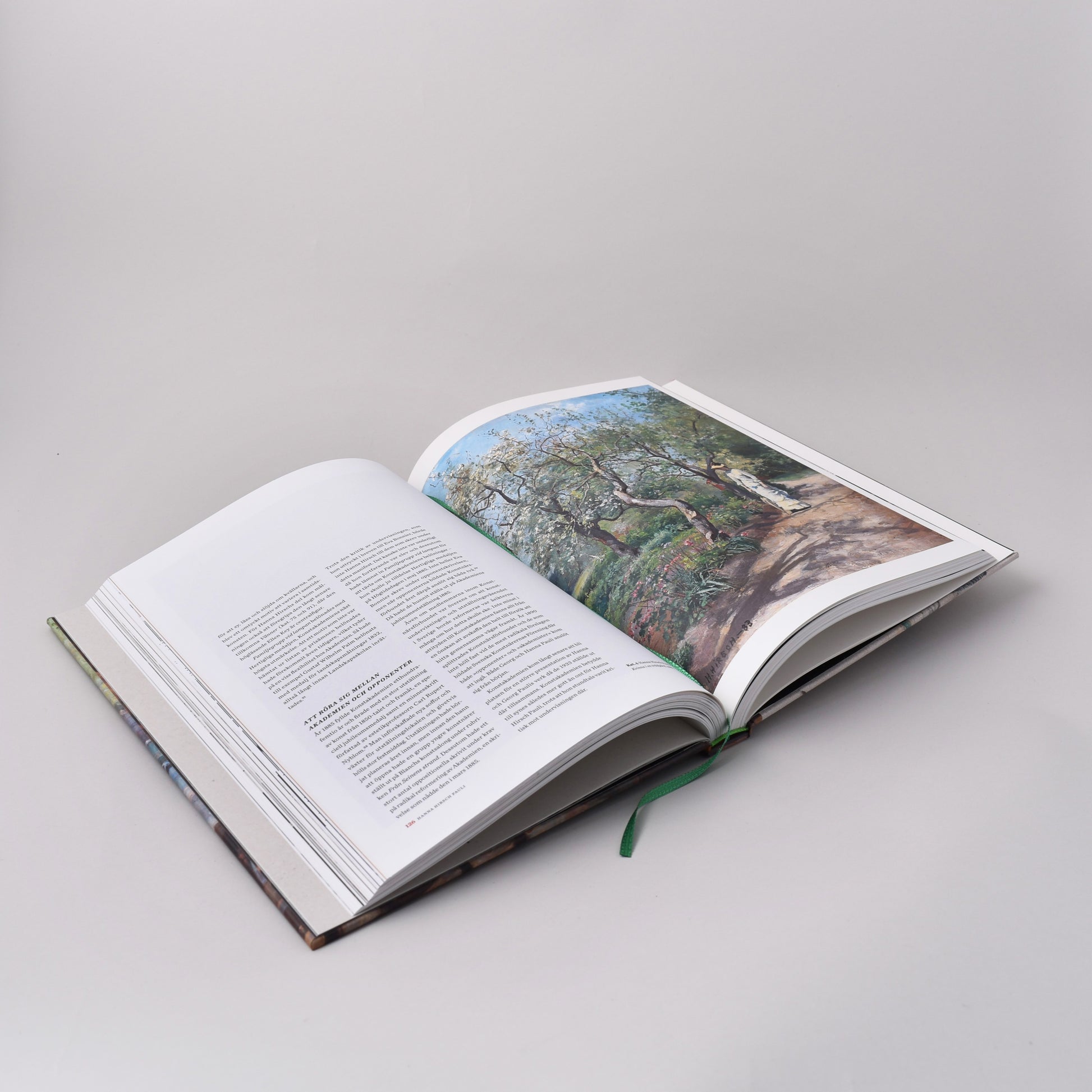 insida i utställningskatalog för Hanna Hirsch Pauli utgiven av Nationalmuseum
