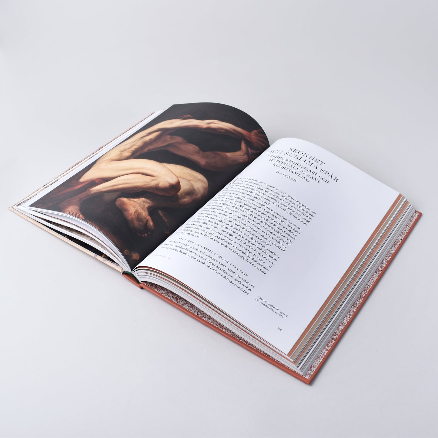 insida i utställningskatalogen Sergel utgiven av Nationalmuseum