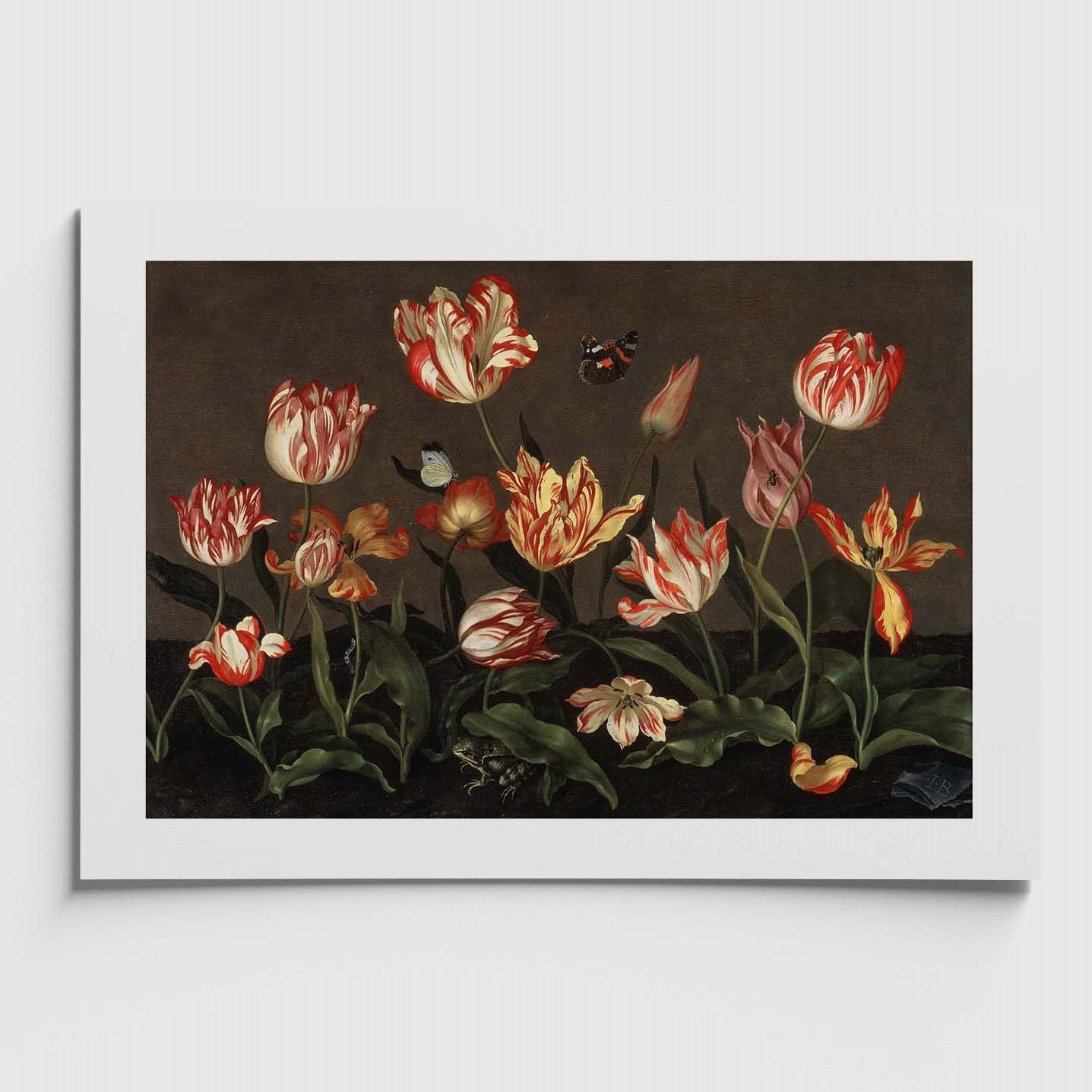 affisch med tulpaner från Nationalmuseum