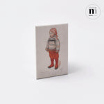 Ladda upp bild till gallerivisning, rektangulär kylskåpsmagnet med Matts Larsson av Carl Larsson

