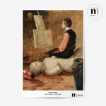 Ladda upp bild till gallerivisning, affisch med målningen Parisateljén från Nationalmuseum
