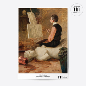 affisch med målningen Parisateljén från Nationalmuseum