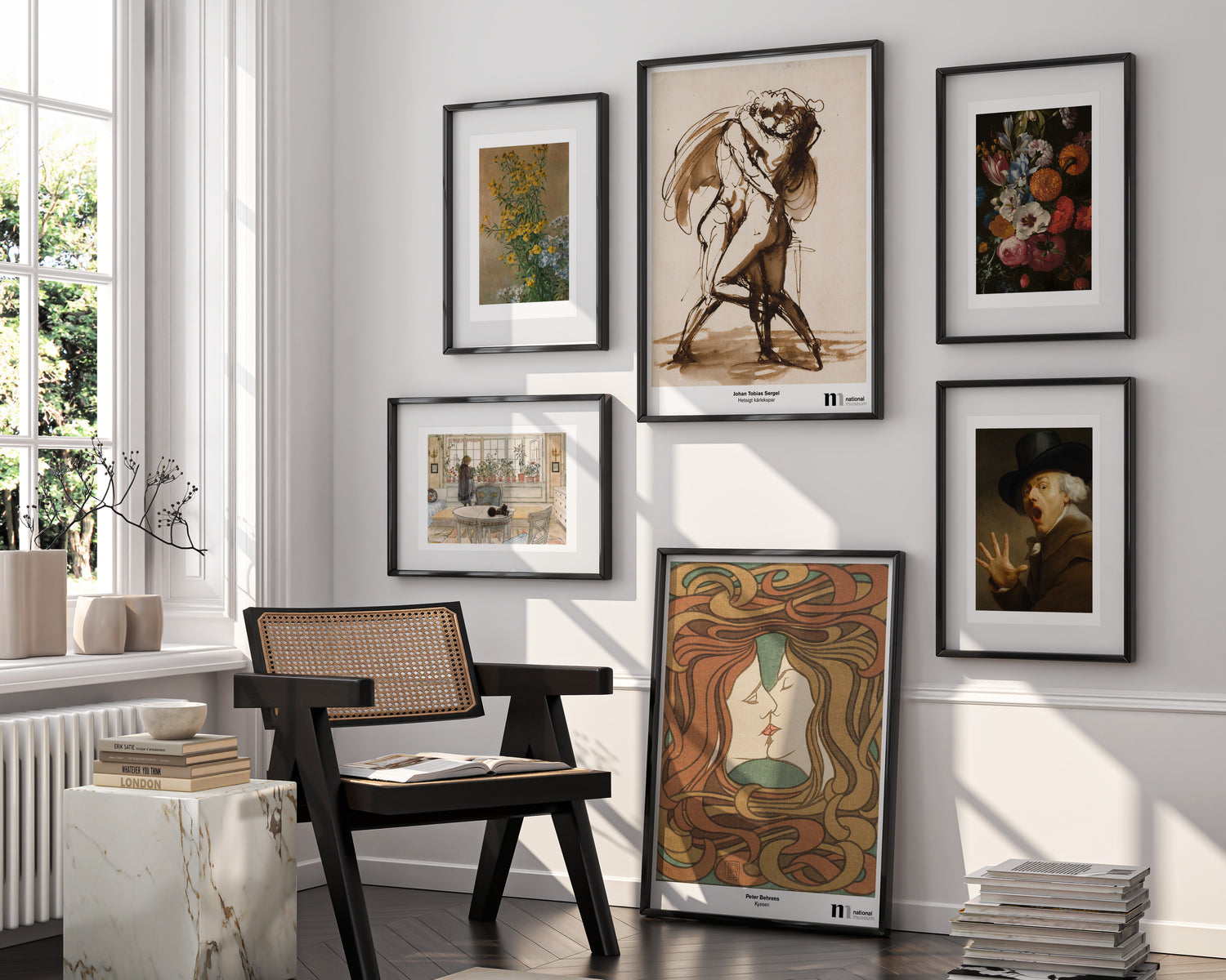6 posters med motiv från Nationalmuseum