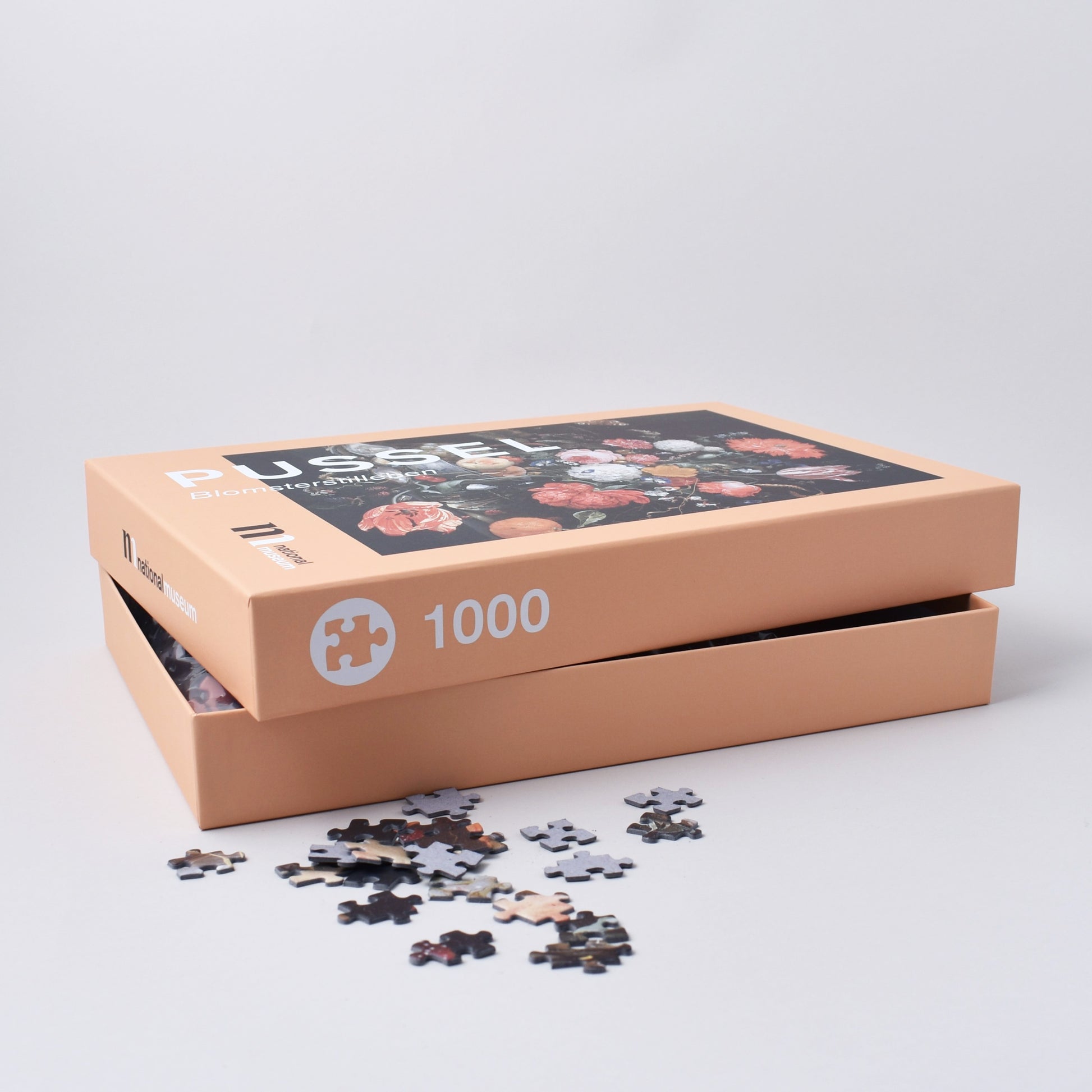 pussel med 1000 bitar och blommor från Nationalmuseum