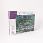 Ladda upp bild till gallerivisning, pussel med tusen bitar och Claude Monets vackra målning med japanska gångbron
