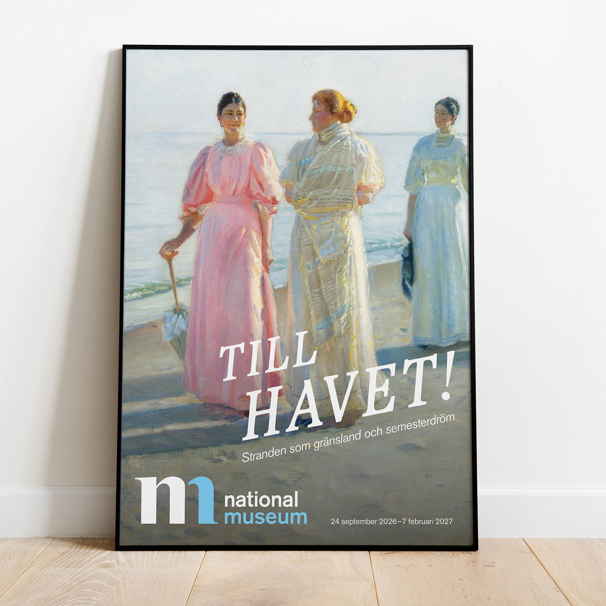poster i storlek 50x70cm med konst av Skagenmålaren Ancher från utställningen Till havet på Nationalmuseum