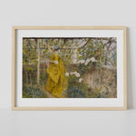 Ladda upp bild till gallerivisning, Poster med Carl Larssons målning Vinet i träram från NAtionalmuseum
