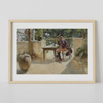 Ladda upp bild till gallerivisning, Poster med Vinet av Carl Larsson från utställningen trädgården på Nationalmuseum
