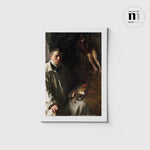 Ladda upp bild till gallerivisning, vykort i A5 med sj&#39;lvporträtt av Anders Zorn
