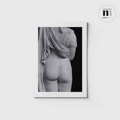 vykort i a5 format föreställande skulpturen venus kropp från utställningen Sergel på Nationalmuseum