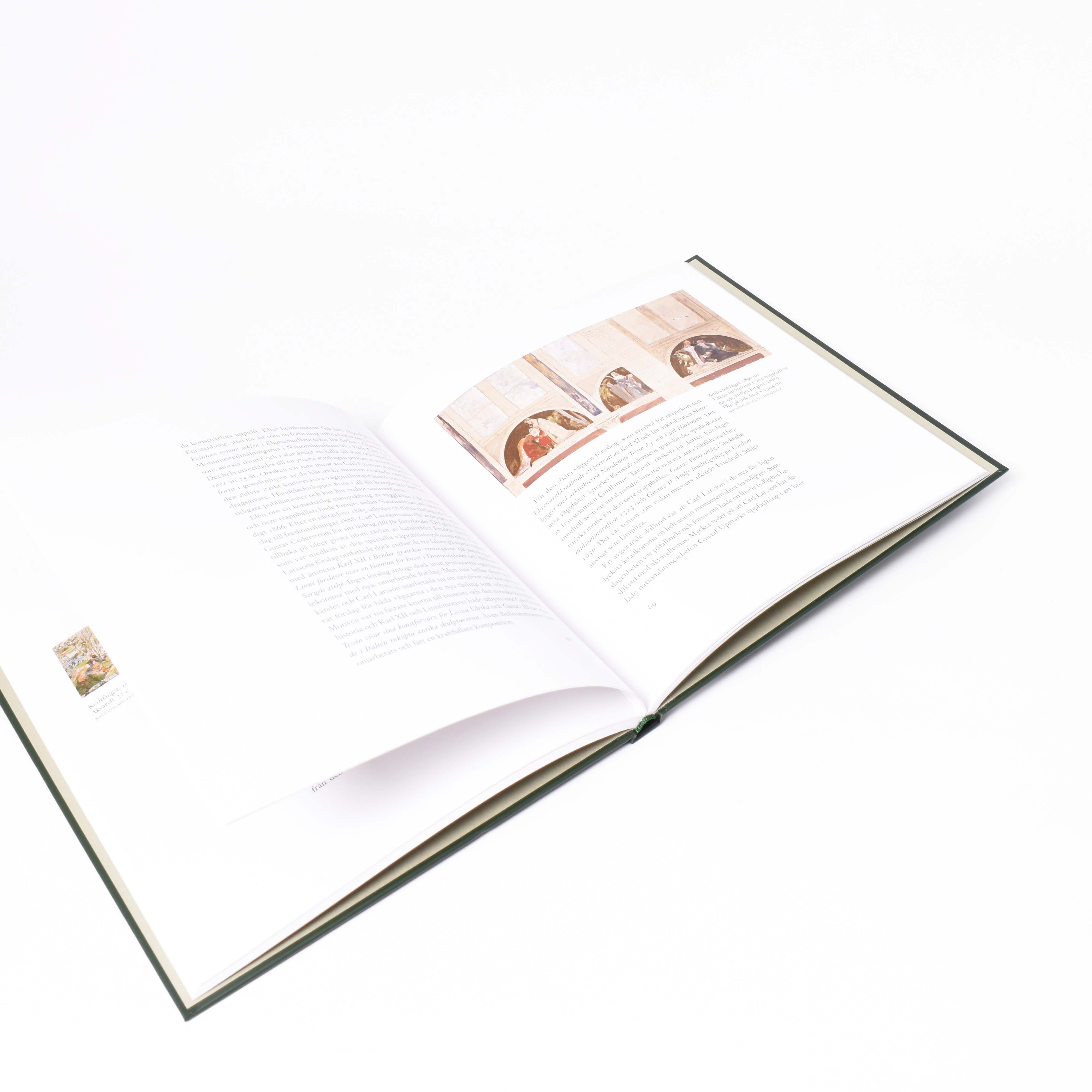 insida i boken Carl Larsson med motiv från konstnärens frescer