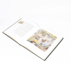 insida i boken Carl Larsson med bild från konstnärens Ur ett hem