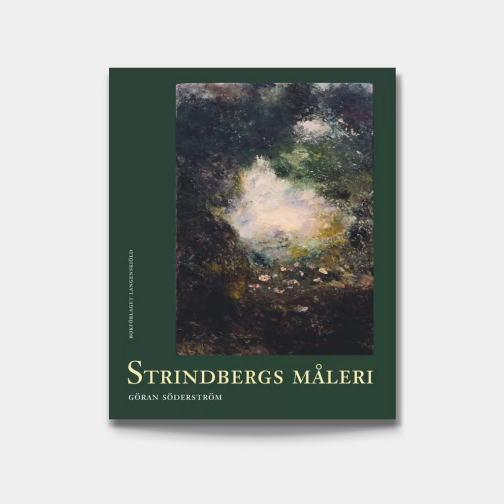 Omslag till boken Strindbergs måleri av Göran Söderström med motiv av målningen underlandet från Nationalmuseum