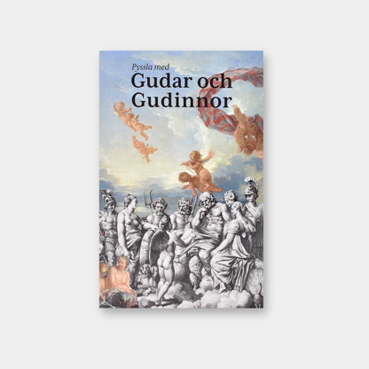 pysselbok med gudar och gudinnor från nationalmuseum