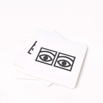 Ladda upp bild till gallerivisning, 4 st coasters med olle eksells ögonkakao i svart och vitt

