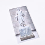Ladda upp bild till gallerivisning, Anteckningsbok med vita sidor och skulpturen Balder i Skulpturgården på Nationalmuseum
