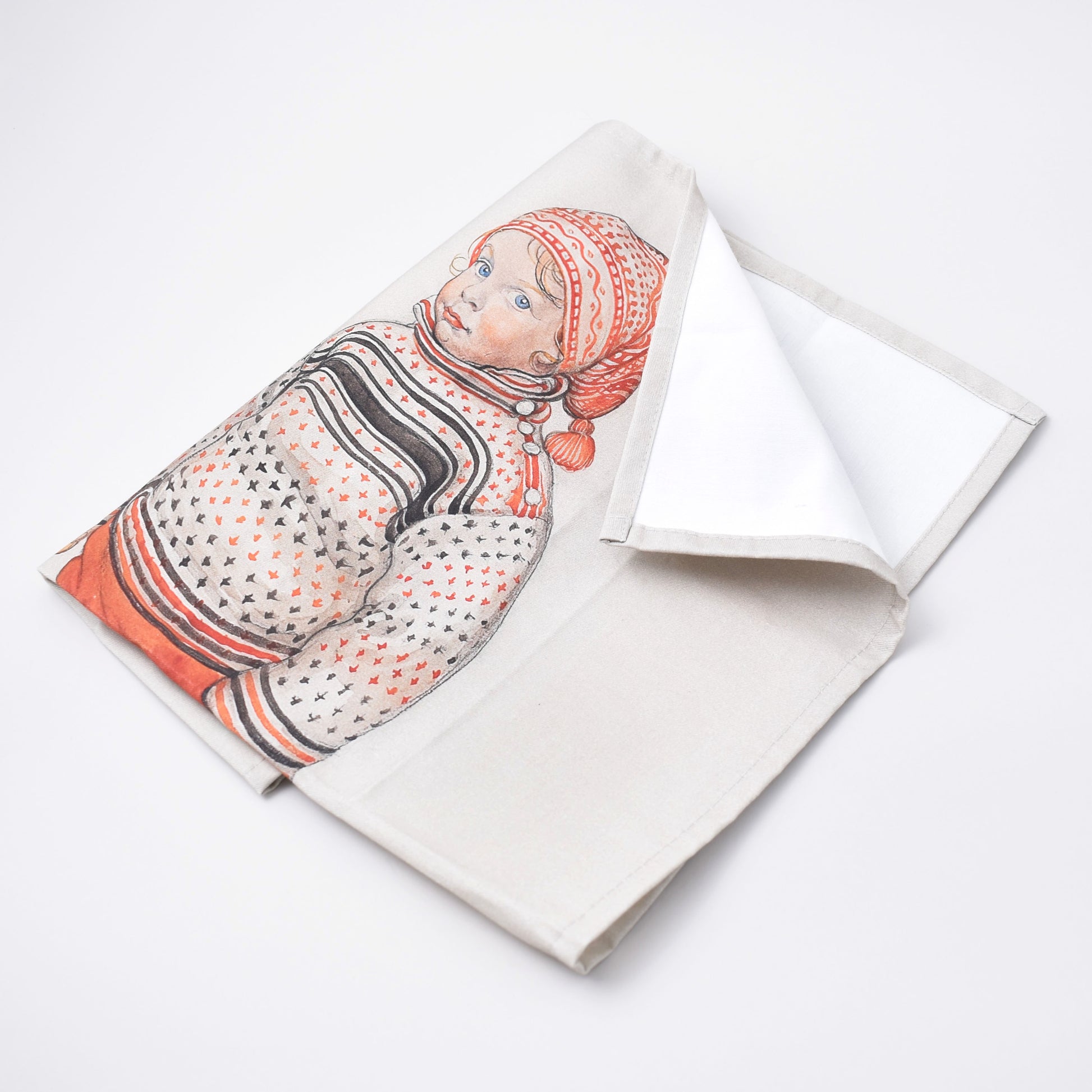 Kökshandduk med motivet Matts Larsson av Carl Larsson