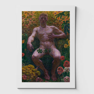 Poster med Adam i Paradiset från Nationalmuseum