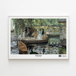 Ladda upp bild till gallerivisning, Poster med målningen La greoulliere från Nationalmuseum i vit ram
