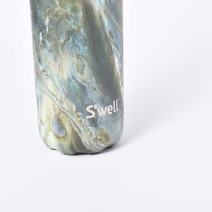Swell vattenflaska med mönster inspirerat av Abalone-snäckskal med logga