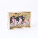 Ladda upp bild till gallerivisning, träpussel i trälåda med motiv från elsa beskows tomtebobarnen
