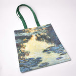 Ladda upp bild till gallerivisning, tygkasse med konstmotiv från Claude Monets näckrosor
