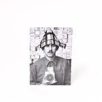 Ladda upp bild till gallerivisning, vykort med svartvitt fotografi av formgivaren bengt berglund
