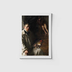 Ladda upp bild till gallerivisning, Stort vykort med Anders Zorns självporträtt från Nationalmuseum
